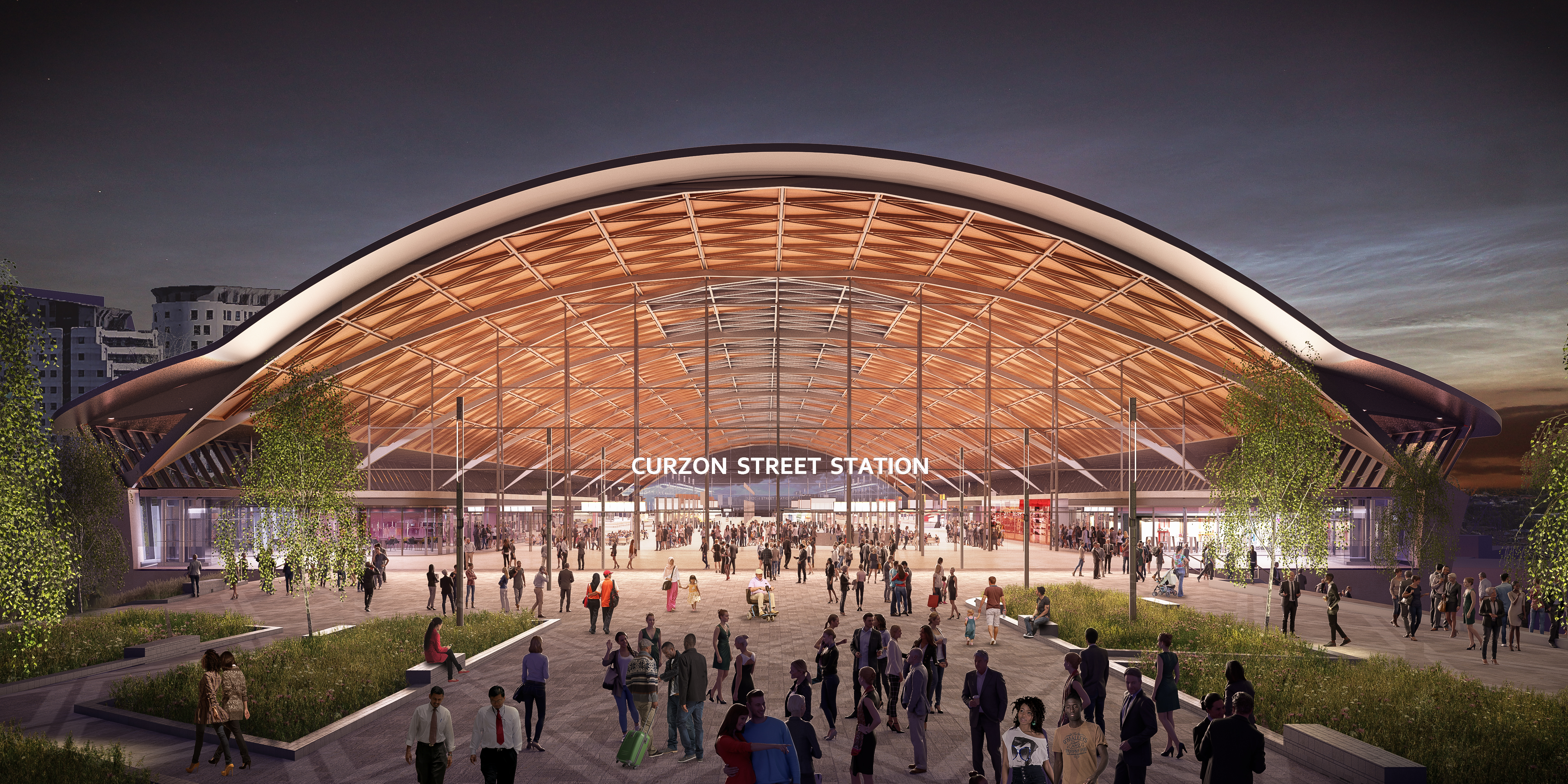 Design of the new Curzon Street station in Birmingham