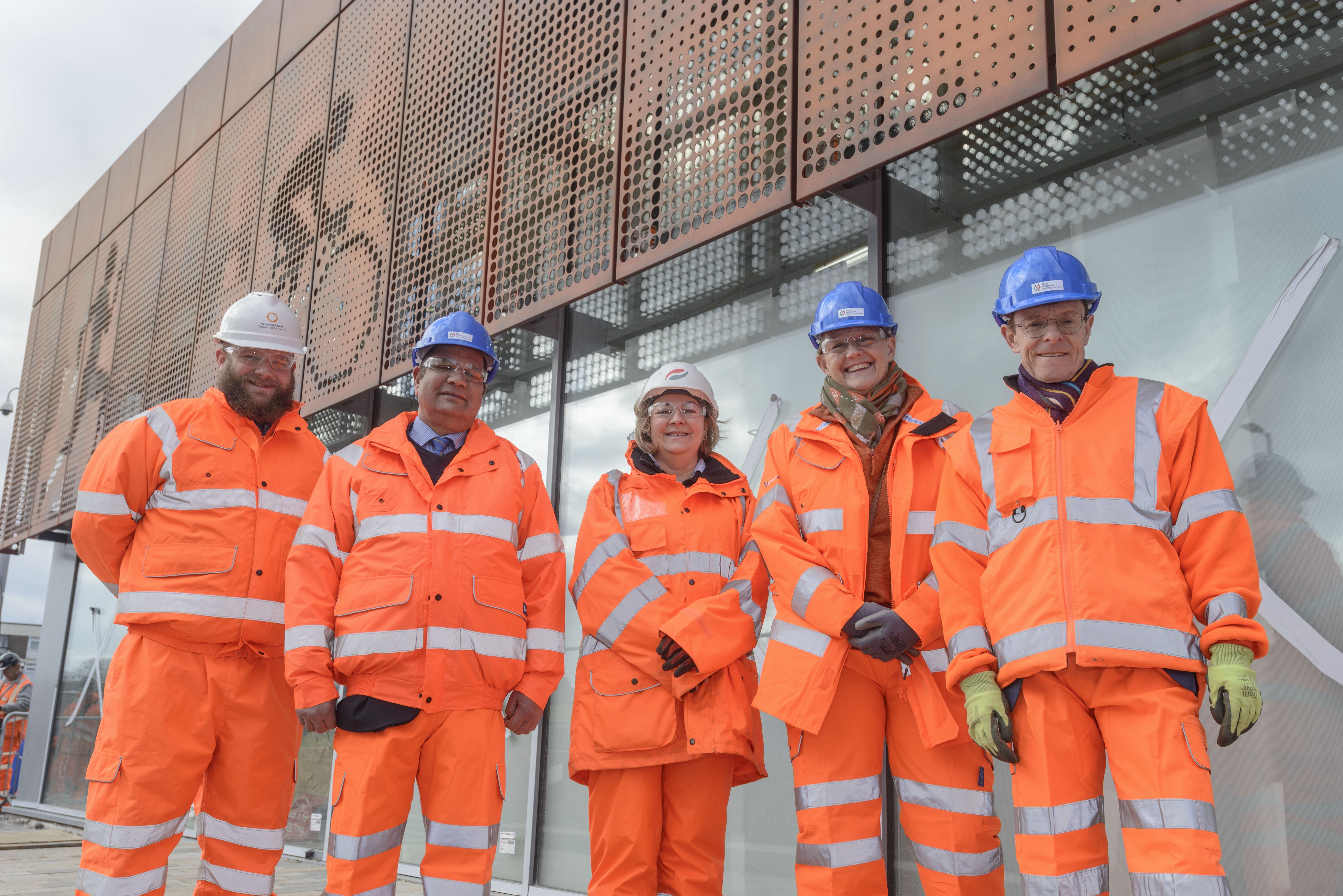 Attendees at Perry Barr station site visit